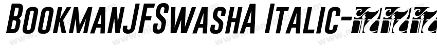 BookmanJFSwashA Italic字体转换